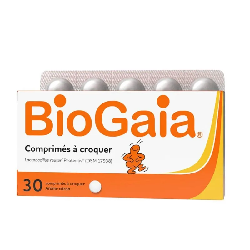 Biogaia comprimate masticabile X30 cu aromă de lămâie — preț și oferte