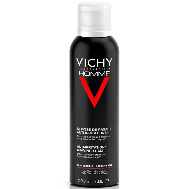 Vichy Men's Shaving Foam Anti-irritation Sensitive Skin 200ml — preț și oferte