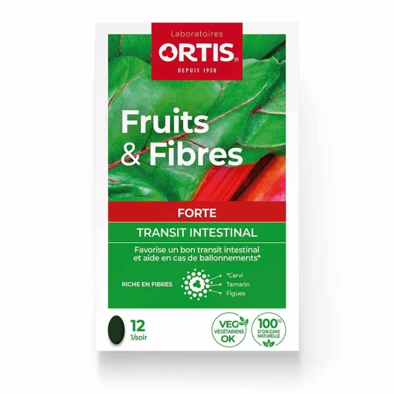 Ortis Fruit and Fibre Forte 12 tablete — preț și oferte