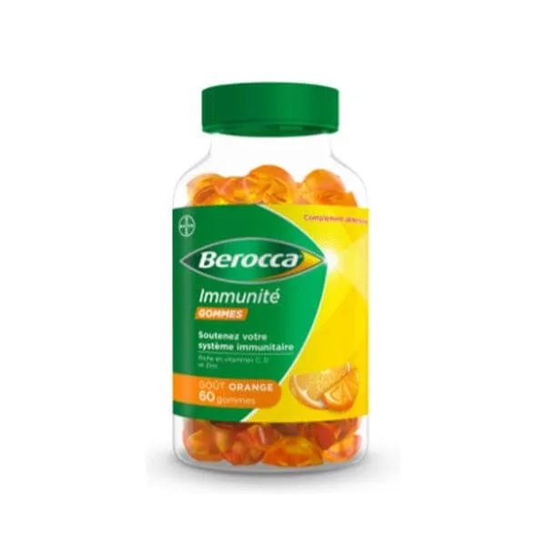 Bayer Berocca imunitate aromă de portocale x60 gumă — preț și oferte