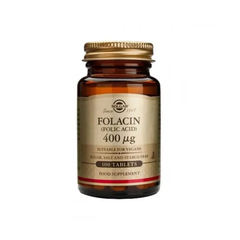 Solgar Folacin 100 Tablete pentru maternitate 0,4 mg — preț și oferte