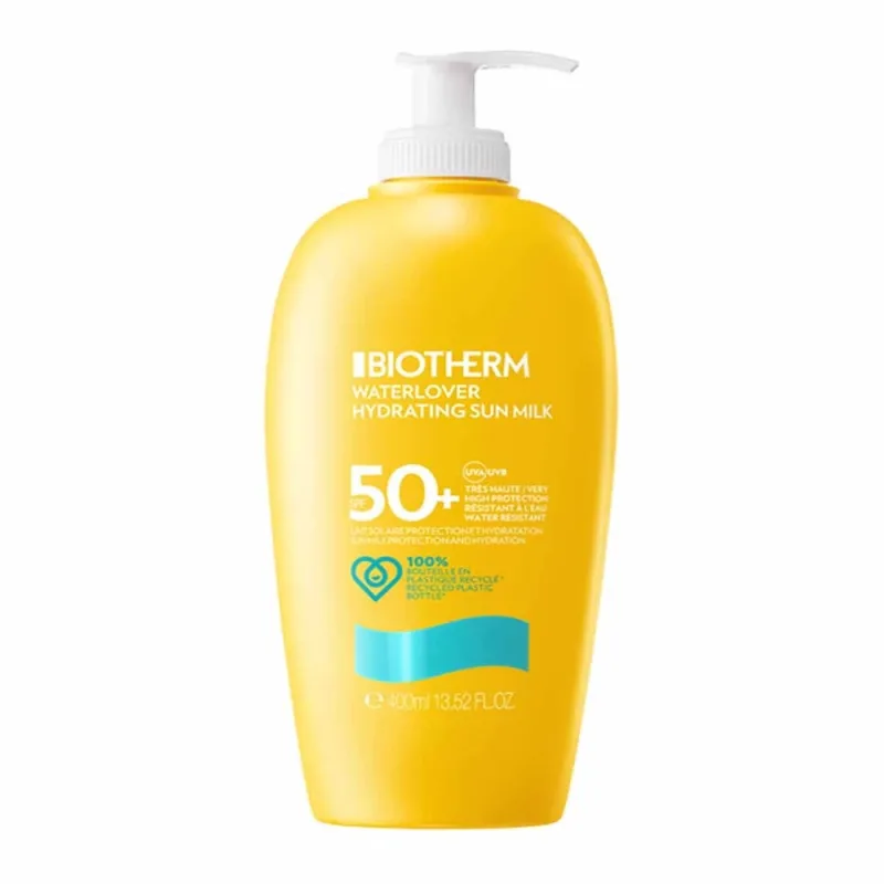 Biotherm WaterLover Sun Milk Spf50 + Sticlă cu dozator 400ml — preț și oferte