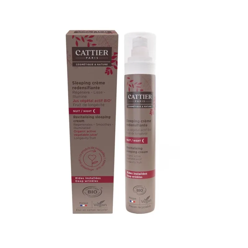 Cattier Anti-îmbătrânire Redensificare Crema de somn Bio 50ml — preț și oferte