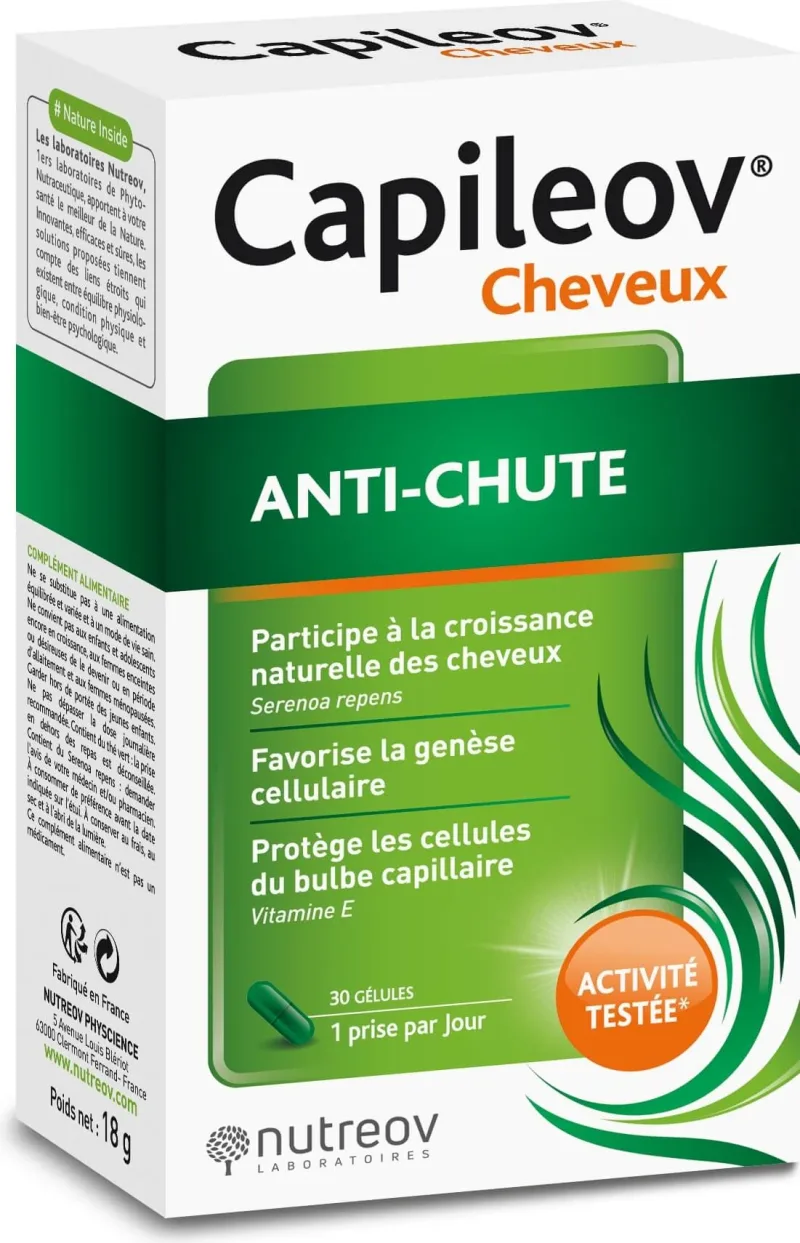 Nutreov Capileov anti-cǎderea părului, 30 capsule — preț și oferte