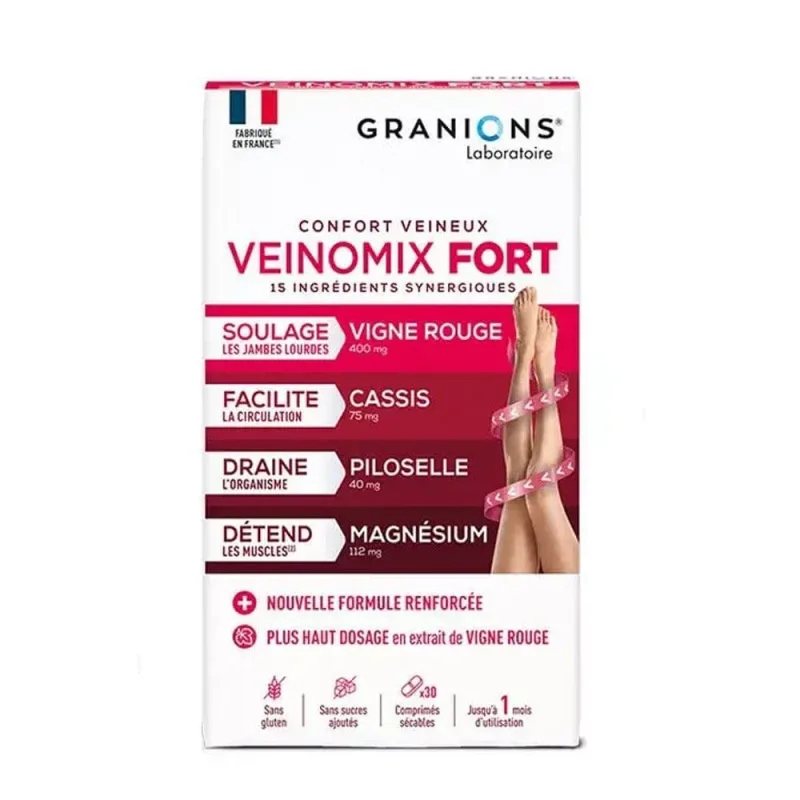 Granions Veinomix Fort Confort venos 30 capsule — preț și oferte