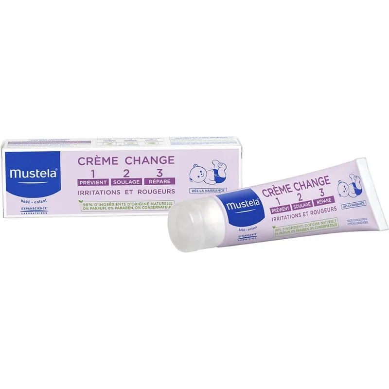 Mustela Cremă pentru schimbarea scutecului 123 Iritație și roșeață De la naștere 100ml — preț și oferte