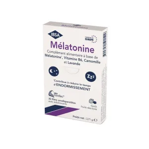 IBSA FilmTec Melatonină gust de fructe de pădure 30 de filme orodispersabile