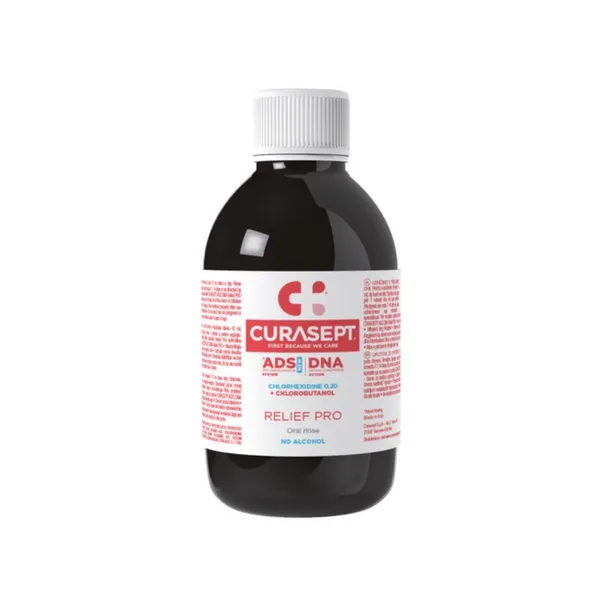 Curasept Relief Pro ADS DNA 0.20% Clorhexidina, 200 ml — preț și oferte