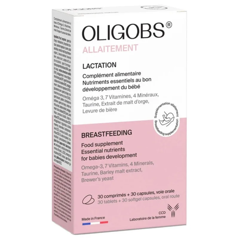 Ccd Oligobs Alăptare 30 comprimate + 30 capsule Laboratoire Ccd — preț și oferte