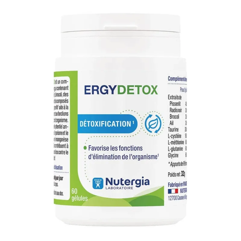 Nutergia Ergidetox Detoxificare 60 capsule — preț și oferte