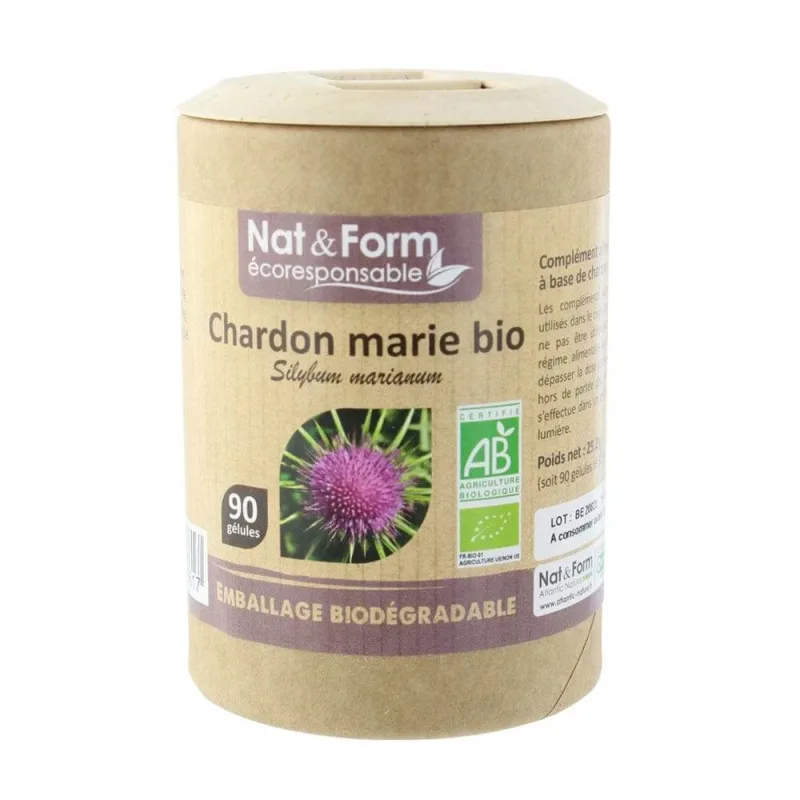 Nat&Form ORGANIC ORGANIC CARDO MARIAN 90 capsule — preț și oferte