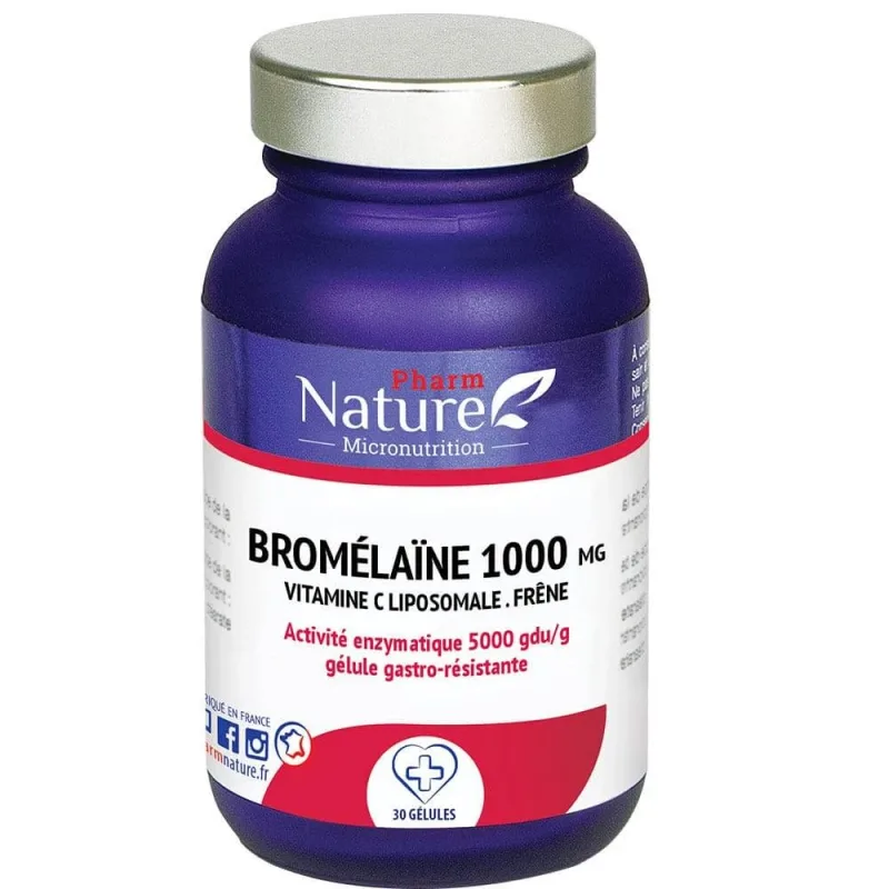 Pharm Nature Micronutrition Bromelain 1000 MG 30 capsule — preț și oferte
