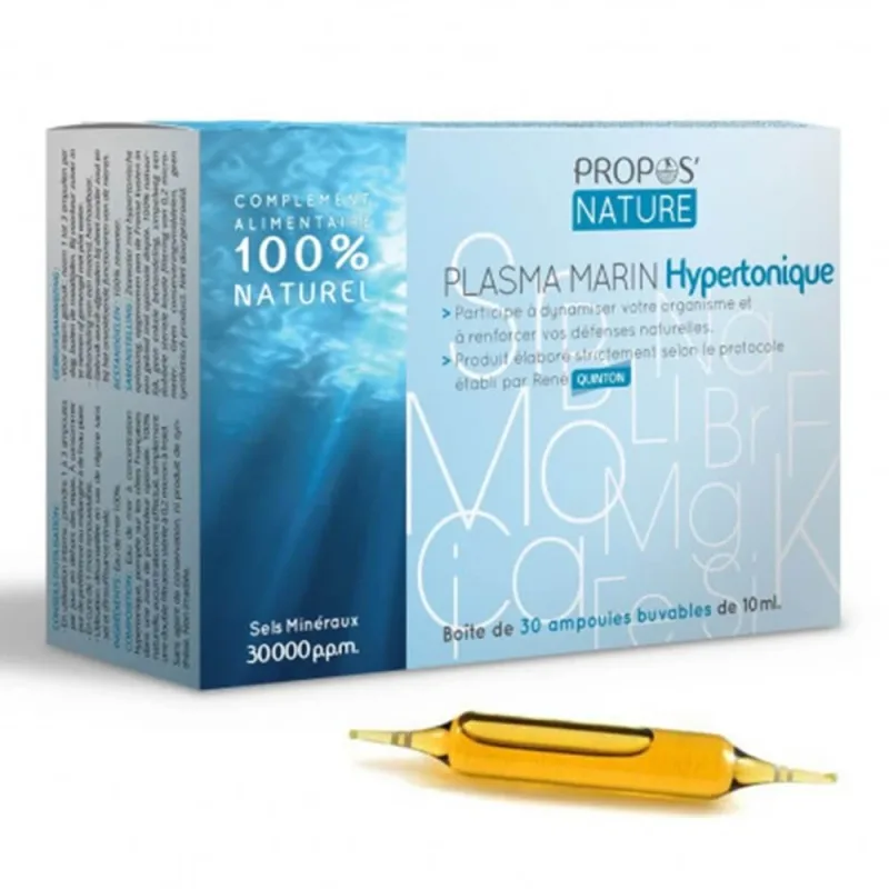 Propos'Nature Bio Marine Hypertonic Marine Plasma 30 fiole — preț și oferte