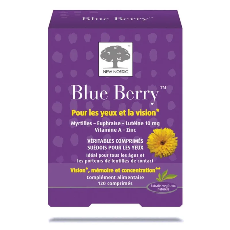 New Nordic Blue Berry 120 comprimate — preț și oferte