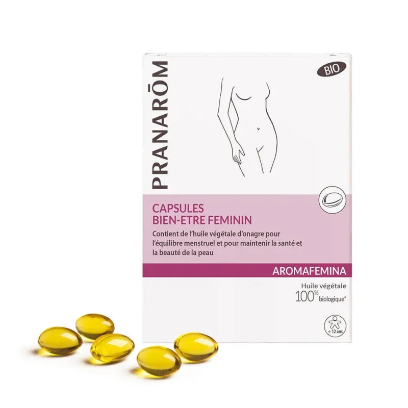 Pranarôm Aromafemina Bien Etre Feminin Organic Evening Primrose 30 Capsule — preț și oferte