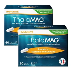 Thalamag Suport pentru sistemul imunitar Magneziu marin 2X60 Capsule