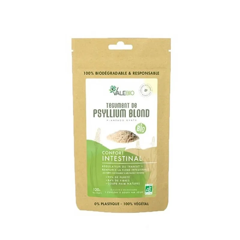 Valebio Blond Psyllium Tegument Bio 120g — preț și oferte