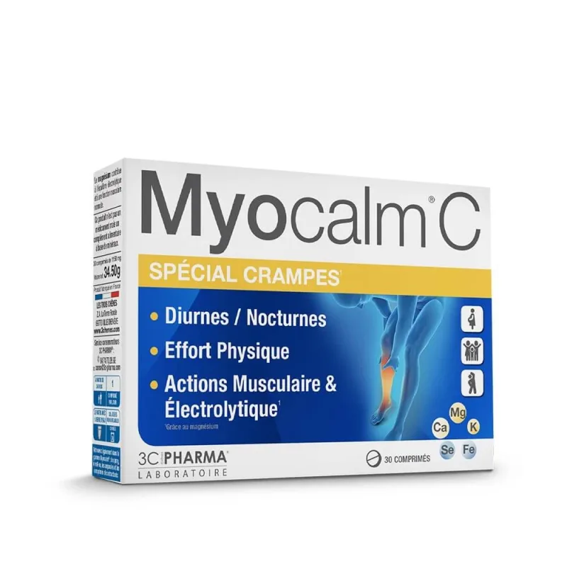 3C Pharma MYOCALM Crampe speciale 1150 mg 30 comprimate — preț și oferte