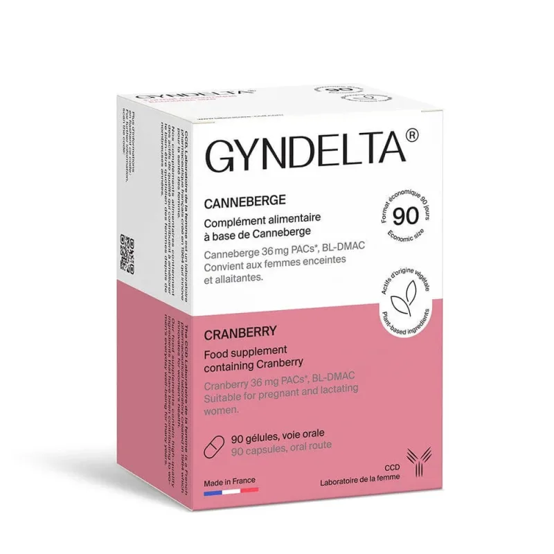 Ccd Gyndelta Cranberry Pacs 90 Capsule 36mg Laboratoire Ccd — preț și oferte