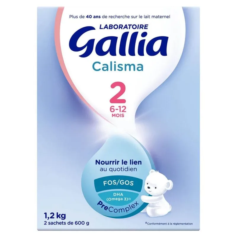 Gallia Calisma 2 Lapte praf 6-12 luni 2x600g — preț și oferte
