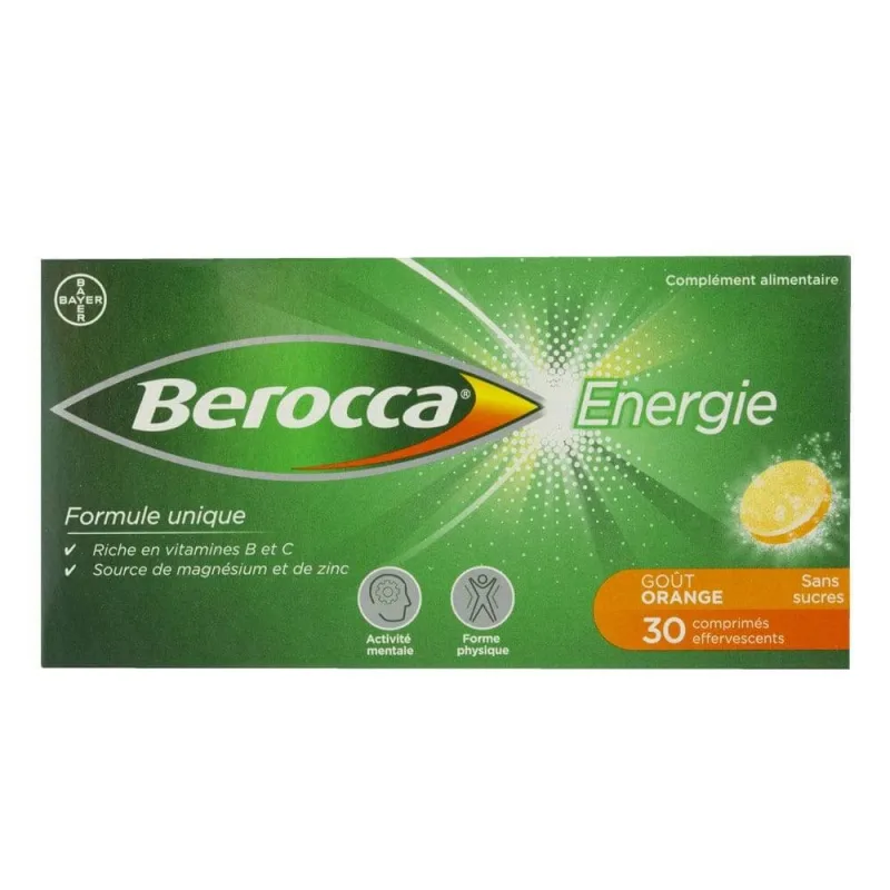 Vin spumant Bayer Berocca Energy Orange 30 comprimate — preț și oferte