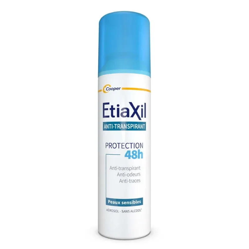 Etiaxil Deodorant Spray 48h, transpirație moderată pentru piele sensibilă 150 ml — preț și oferte