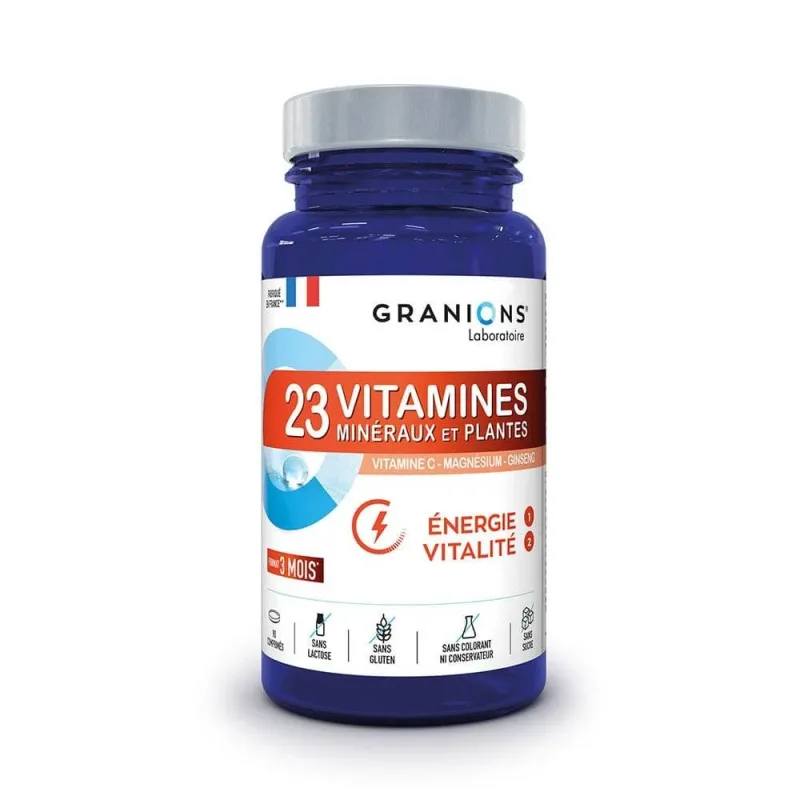 Granions 23 Vitamine, minerale și plante 90 comprimate — preț și oferte