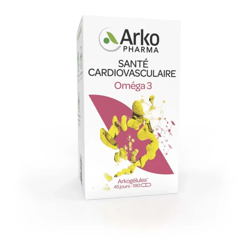 Arkopharma Arkocapsule Omega 3 Sănătate cardiovasculară 180 Capsule — preț și oferte