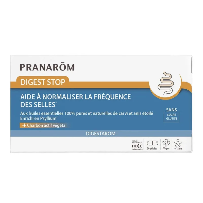 Pranarôm Digestarom Stop digestie cu uleiuri esențiale 20 capsule — preț și oferte