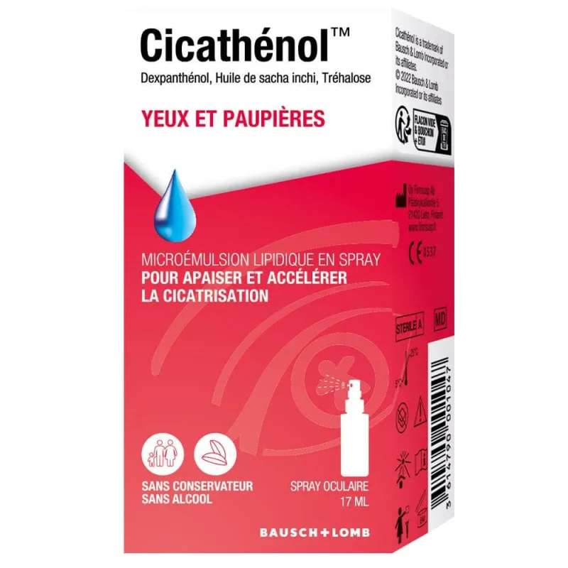 Bausch&Lomb Cicatene Spray de ochi pentru ochi și pleoape 17ml — preț și oferte