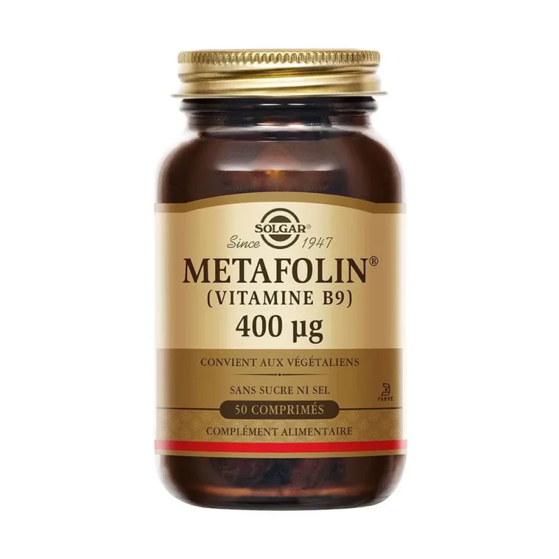 Solgar Metafolin® 400 µg Vitamina B9 patentată Maternitate x50 comprimate — preț și oferte