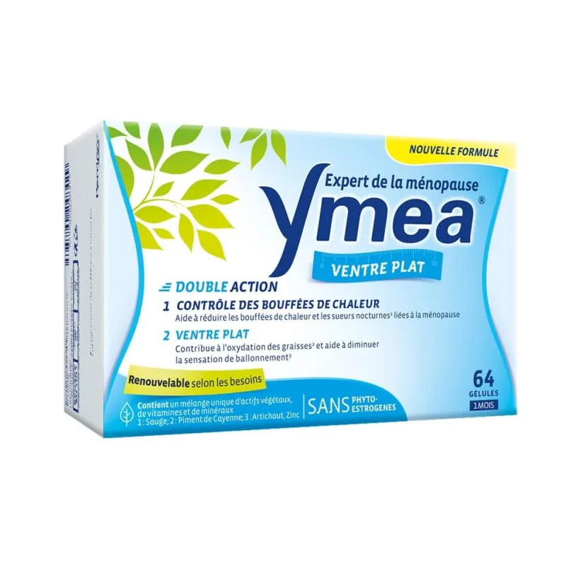 Ymea Menopauză Burtă plată 64 capsule — preț și oferte