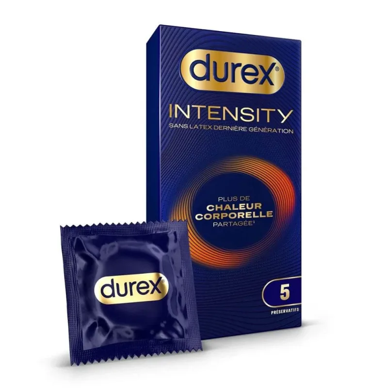Durex Intensity Prezervative fără latex Shared Body Heat x5 — preț și oferte