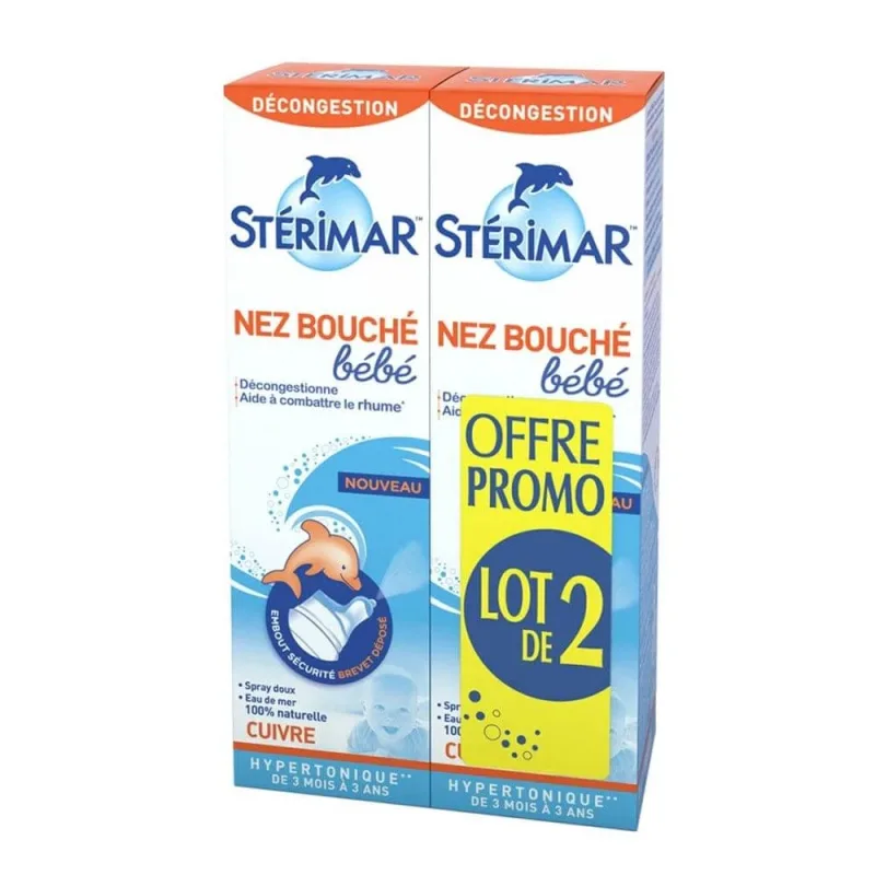 Sterimar Spray de igienă nazală pentru copii de la vârsta de 3 luni 2x100ml — preț și oferte