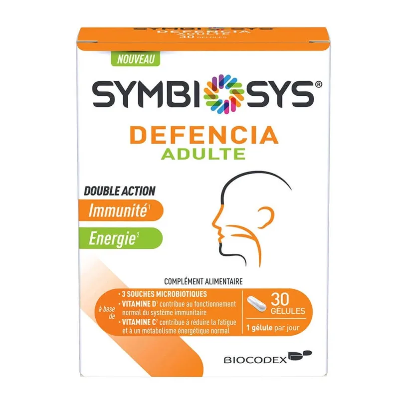 Symbiosys Defencia Adulți cu vitaminele C și D 30 Capsule BIOCODEX — preț și oferte