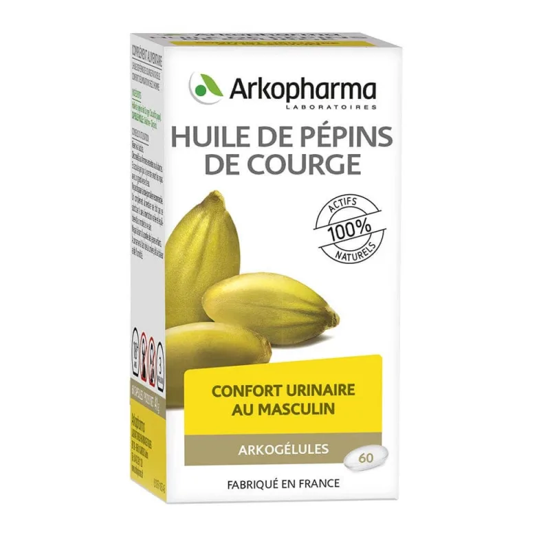 Arkopharma Arkocapsule Ulei de semințe de dovleac 60 capsule — preț și oferte