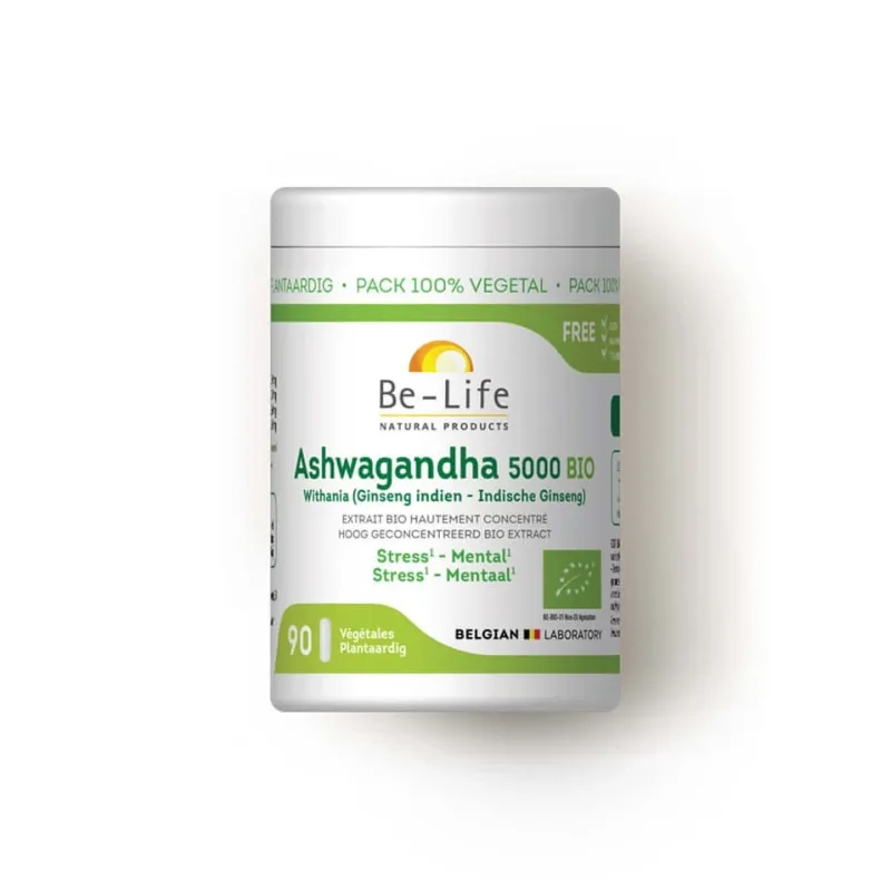 Be-Life Ashwagandha 5000 Organic 90 Gelsule — preț și oferte