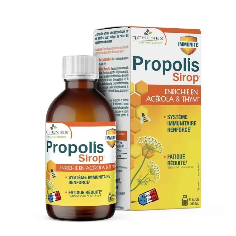 3 Chênes sirop de propolis 200 ml LAB. LES 3CHENES — preț și oferte