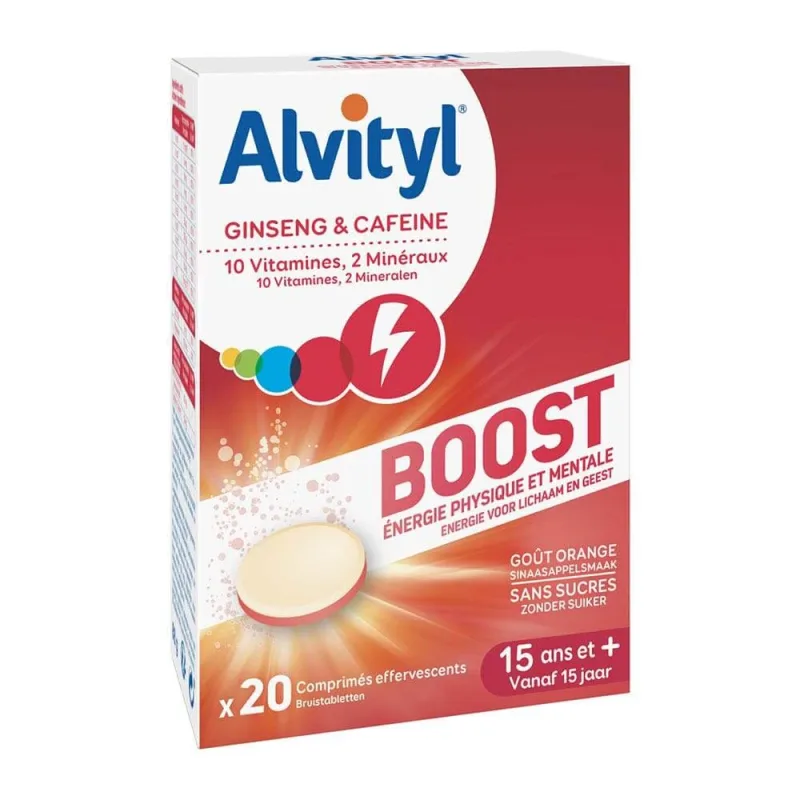 Alvityl Boost 20 comprimate efervescente — preț și oferte