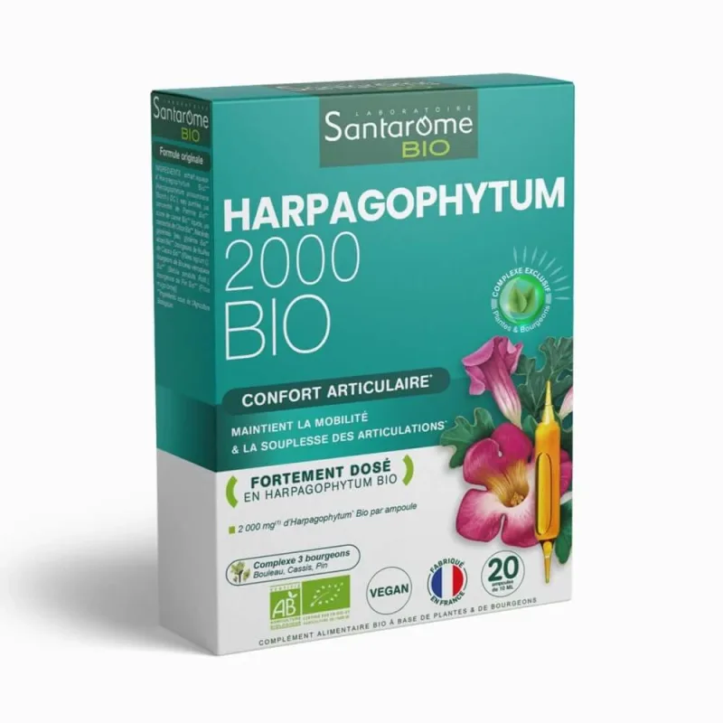 Santarome Harpagophytum 2000 20 fiole Bio Douleurs articulaires 20 fiole — preț și oferte
