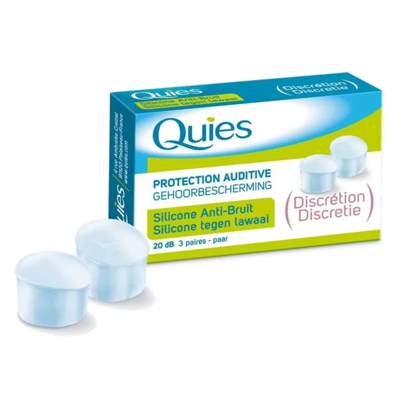 Quies Silicon Protecție auditivă 3 perechi — preț și oferte