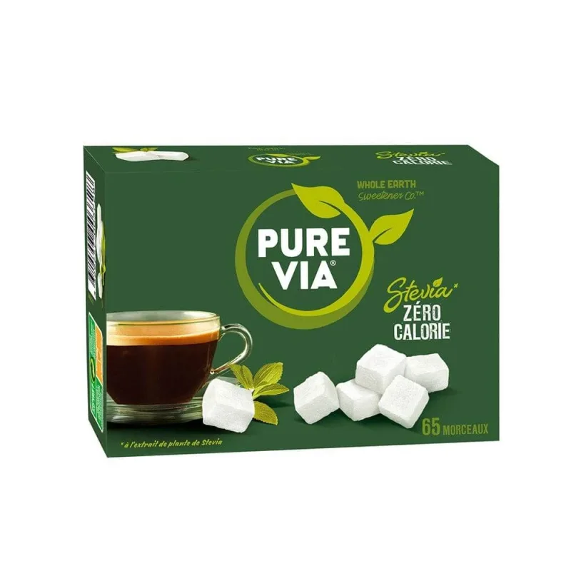 Pure Via Stevia Zero Calorii Zahăr 65 Bucăți — preț și oferte