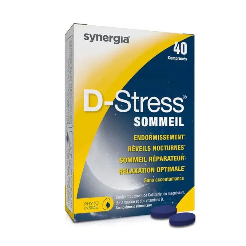 Synergia D-stress Somn 40 Tablete — preț și oferte