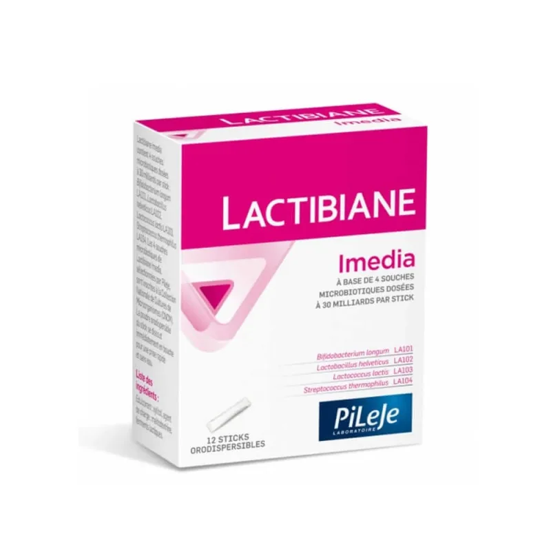 Pileje Lactibiane Lactibiane Imedia 12 bastonașe orodispersabile — preț și oferte