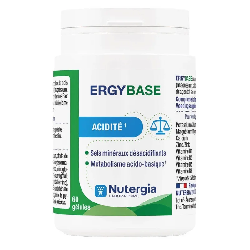 Nutergia Ergybase Aciditatea 60 capsule — preț și oferte