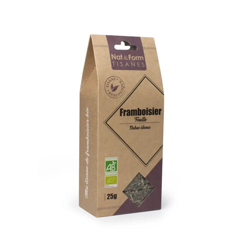 Nat&Form Ceai de plante cu frunze de zmeură 25g — preț și oferte