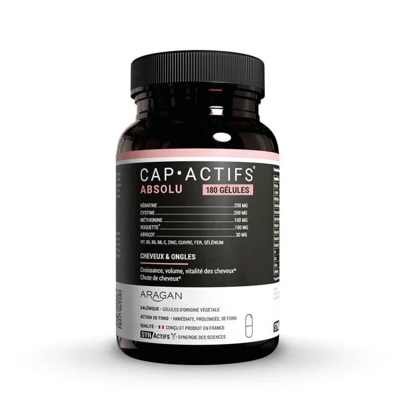 Aragan Synactifs CapActifs Absolu Capsule pentru păr și unghii x180 — preț și oferte