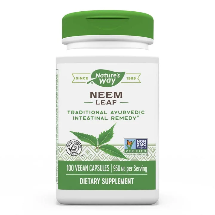 Neem Leaf 950mg, 100 capsule, Secom — preț și oferte