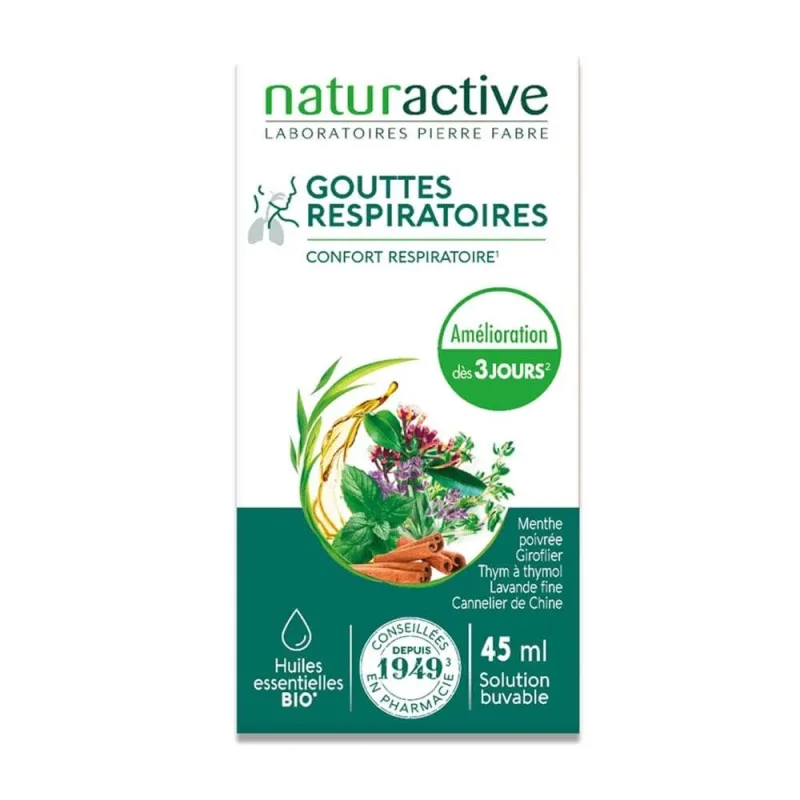Naturactive Gouttes Respiratoires 45ml — preț și oferte