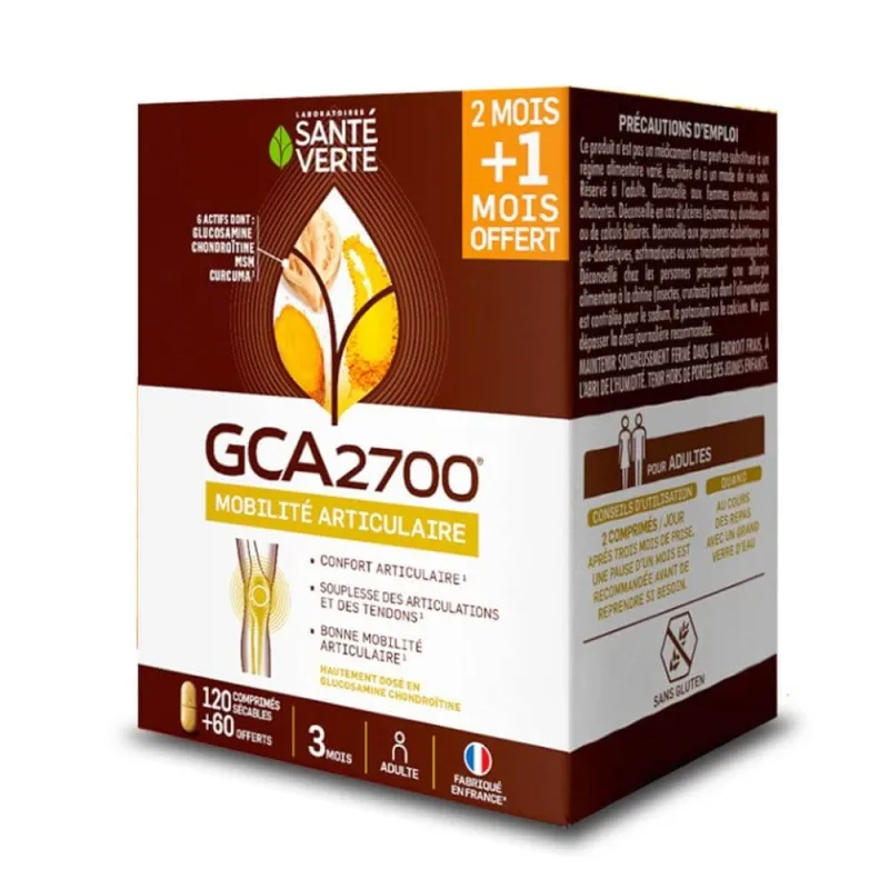 GCA Articulații, 120 + 60 comprimate, Santé Verte — preț și oferte